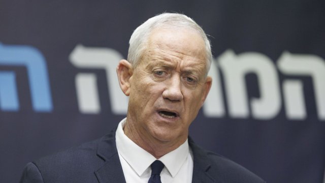 Бени Ганц. Снимка: Kobi Wolf/Bloomberg