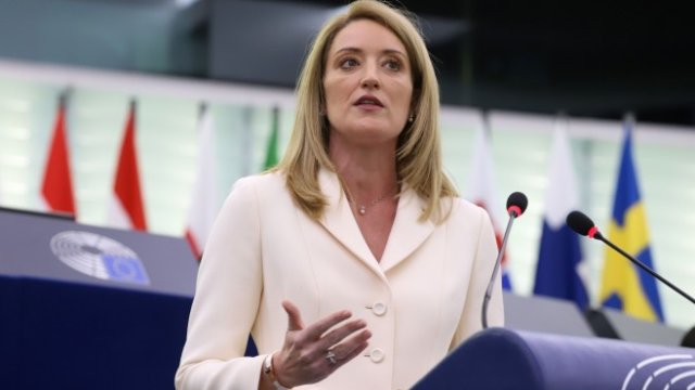 <p>
	<em>Роберта Мецола. Снимка: Valeria Mongelli/Bloomberg</em></p>
