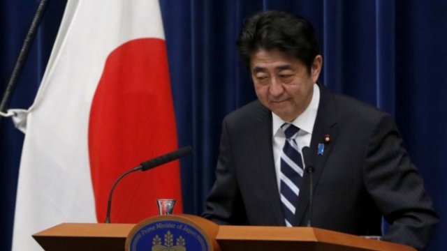 <p>
	Премиерът на Япония Шиндзо Абе.<em> Снимка: архив Ройтерс</em></p>
