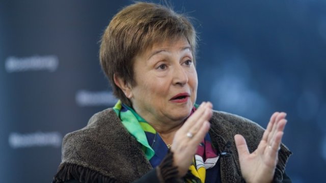 <p>
	Управляващият директор на Международния валутен фонд (МВФ) Кристалина Георгиева.<em>&nbsp;Снимка:&nbsp;Simon Dawson/Bloomberg</em></p>
