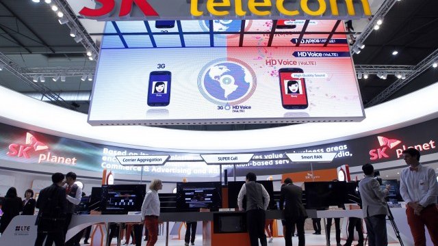 <p>
	SK Telecom вече предлага най-бързата скорост за мобилен обмен на данни. <em>Снимка: Ройтерс</em></p>
