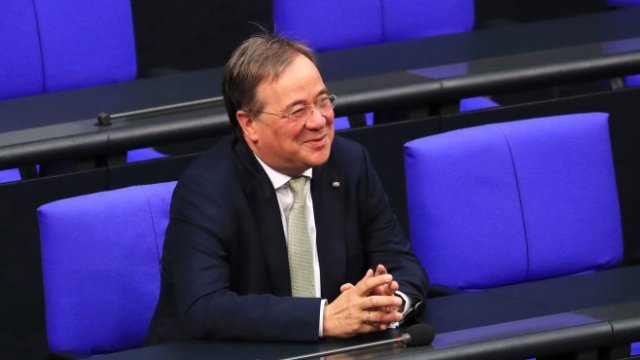 <p>
	Новоизбраният лидер на&nbsp;Християндемократическия съюз в Германия Армин Лашет. <em>Снимка:&nbsp;Krisztian Bocsi/Bloomberg</em></p>
