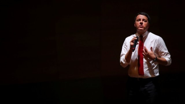 <p>
	Италианският премиер Матео Ренци. <em>Снимка: Ройтерс</em></p>
