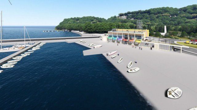 <p>
	Новото рибарско пристанище &rdquo;Карантината&rdquo; ще бъде разположено върху 20 дка&nbsp; на морския бряг край Аспаруховия парк. <em>Източник: община Варна/агенция &bdquo;Черно море&ldquo;</em></p>
