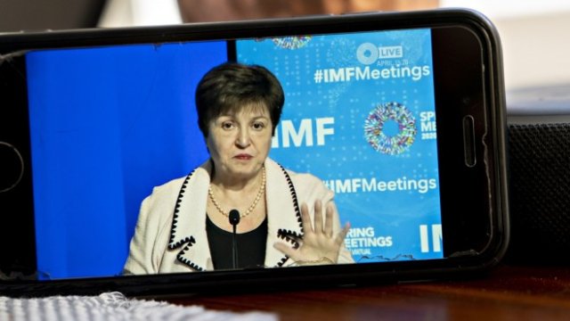 <p>
	Управляващият директор на Международния валутен фонд Кристалина Георгиева. <em>Снимка: Bloomberg</em></p>
