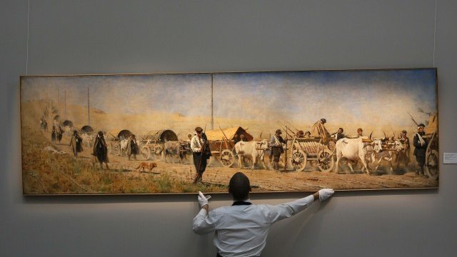 <p>
	&quot;Превоз на ранени&quot; беше продадена за 1,5 милиона долара. <em>Снимка: Ройтерс</em></p>
