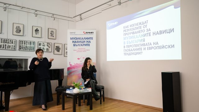 Петя Точарова (БАМП) и Димитра Воева (Тренд). Снимка: БАМП