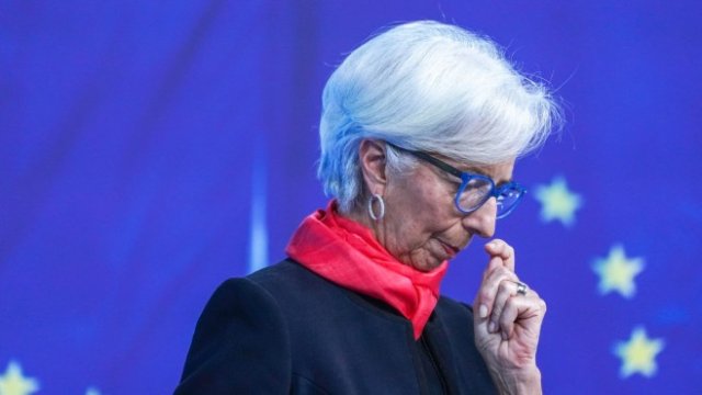 <p>
	Председателят на ЕЦБ Кристин Лагард. <em>Снимка:&nbsp;Andreas Arnold/Bloomberg</em></p>
