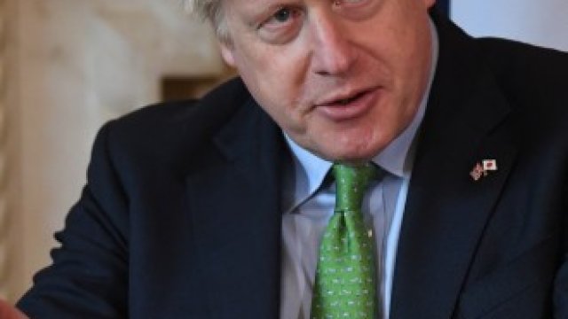 <p>
	Британският премиер Борис Джонсън.&nbsp;<em>Снимка: EPA/БГНЕС</em></p>
