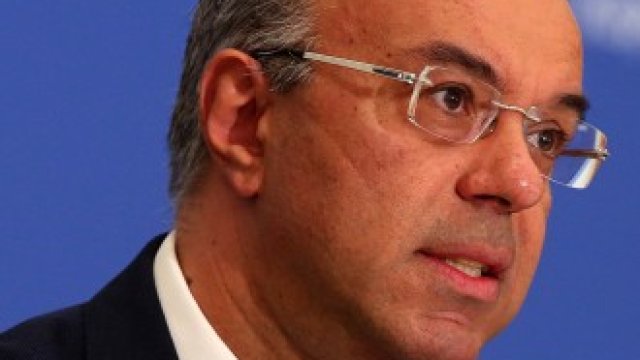 <p>
	Гръцкият финансов министър Христос Стайкурас.&nbsp;<em>Снимка: EPA/БГНЕС</em></p>

