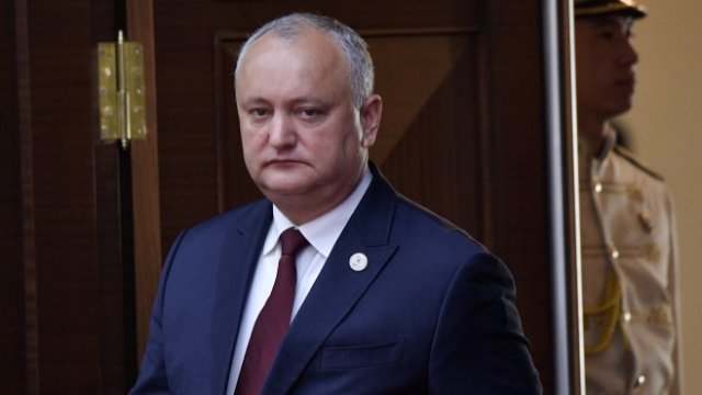 <p>
	Отстраненият президент на Молдова Игор Додон. <em>Снимка: Ройтерс</em></p>
