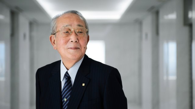 Казуо Инамори, основател на японската технологична компания Kyocera. Снимка: Bloomberg LP