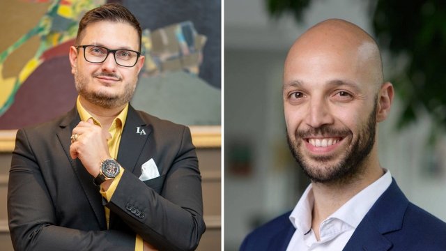 Любомир Атанасов (вляво) и Мирослав Запорожанов (вдясно)