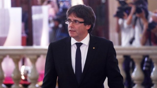 <p>
	Карлес Пучдемон. <em>Снимка: Архив Ройтерс</em></p>
