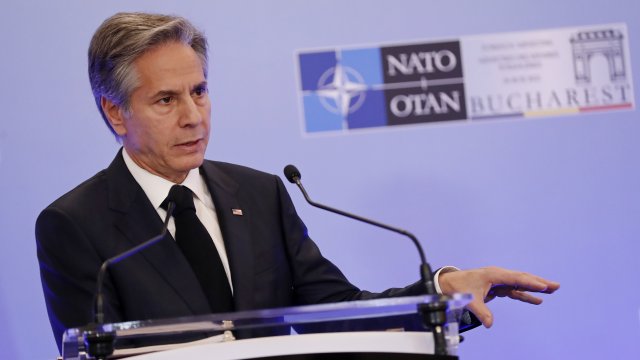 Американският държавен секретар Антъни Блинкен. Снимка: EPA/БГНЕС