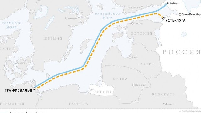 <p>
	Проект &quot;Северен поток&quot;. Графика: <em>Газпром</em></p>
