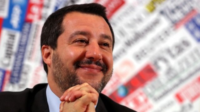 <p>
	Матео Салвини. <em>Снимка: Ройтерс</em></p>
