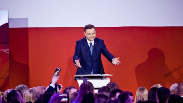 <p>
	Президентът на Полша Анджей Дуда. <em>Снимка: Piotr Malecki/Bloomberg</em></p>
