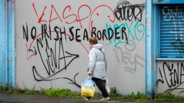 <p>
	Без граница в Ирландско море. <em>Снимка:&nbsp;Paul Faith/Bloomberg</em></p>
