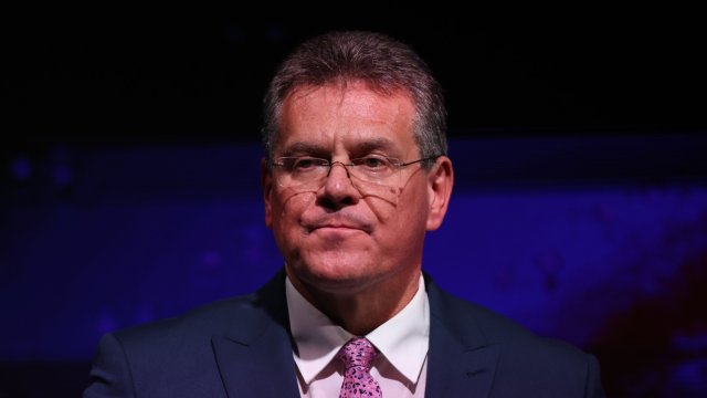 Марош Шефчович. Снимка: Bloomberg