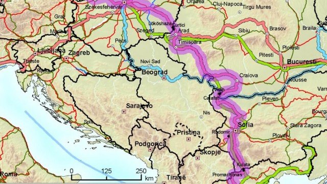 <p>
	Коридор 22. Графика: <em>Свързана Европа</em></p>
