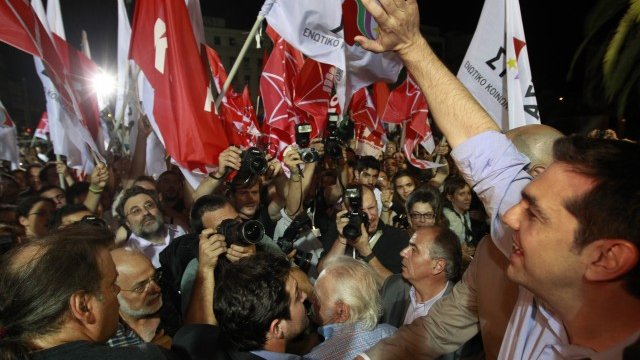 <p>
	Лидерът на радикалната левица в Гърция - Сириза, Алексис Ципрас. <em>Снимка: Ройтерс</em></p>
