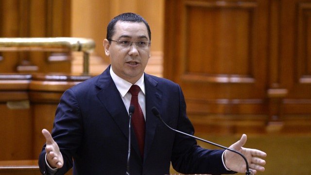 <p>
	Премиерът на Румъния Виктор Понта. <em>Снимка: Ройтерс</em></p>
