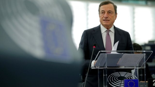 <p>
	Марио Драги. <em>Снимка: Ройтерс</em></p>
