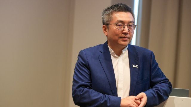 Брайън Гу, президент на XPeng. Снимка: Bloomberg L.P.