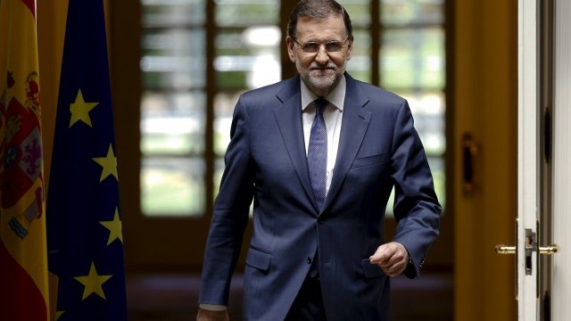<p>
	Испанският премиер Мариано Рахой. <em>Снимка: Ройтерс</em></p>
