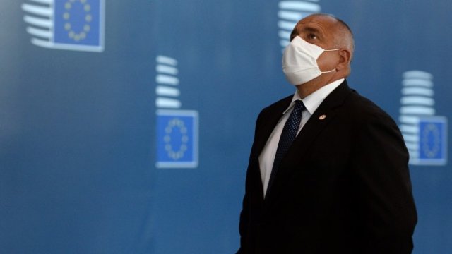 <p>
	Премиерът Борисов в Брюксел. <em>Снимка: EPA/JOHANNA GERON / POOL</em></p>
