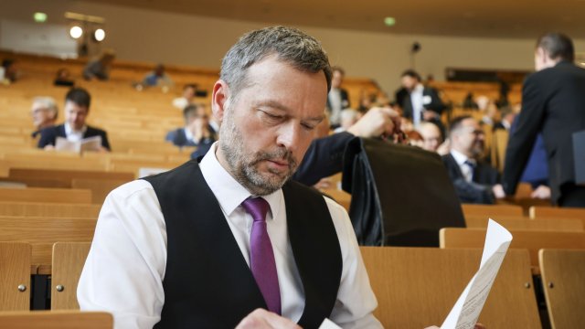 Председателят на Белгийската централна банка Пиер Вунш. Снимка: Alex Kraus/Bloomberg