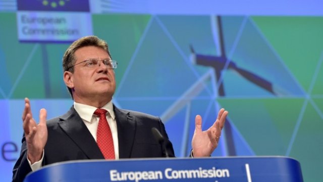 <p>
	Марош Шефчович, заместник-председател на Европейската комисия по въпросите на енергийния съюз. <em>Снимка: Архив Ройтерс&nbsp;</em></p>
