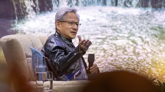 Лидерът на Nvidia Дженсън Хуанг. Снимка: Bloomberg