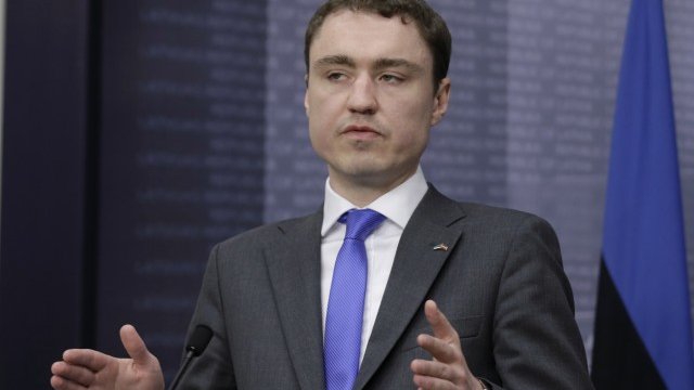 <p>
	Естонският премиер Таави Рийвас. <em>Снимка: Ройтерс</em></p>
