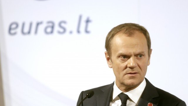 <p>
	Бившият полски премиер и настоящ председател на Европейския съвет Доналд Туск. <em>Снимка: Ройтерс</em></p>
