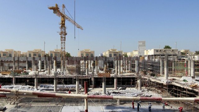 <p>
	Жилищно строителство в Дубай. <em>Снимка: Ройтерс</em></p>
