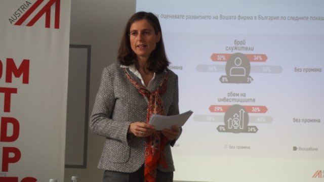 <p>
	Улрике Щрака, ръководител на Австрийско търговско представителство. <em>Снимка: Австрийско търговско представителство</em></p>

