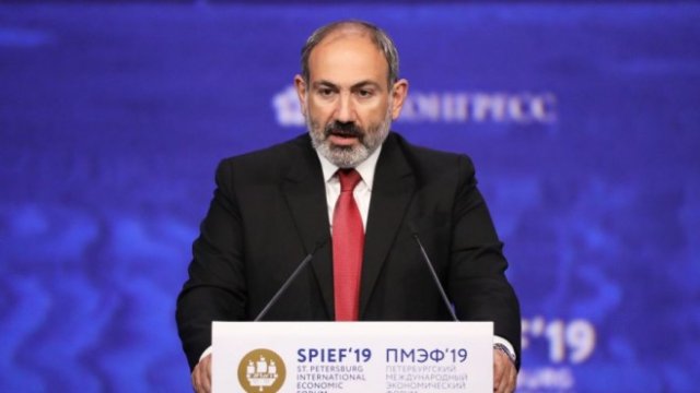 <p>
	Премиерът на Армения Никол Пашинян. <em>Снимка: Andrey Rudakov/Bloomberg</em></p>
