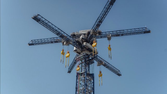 Така изглежда един от пилотните проекти. Снимка: Energy Vault