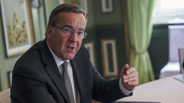 Германският министър на отбраната Борис Писториус. Снимка: Bloomberg LP