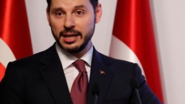 <p>
	Турският финансов министър Берат Албайрак.&nbsp;<em>Снимка: Ройтерс</em></p>
