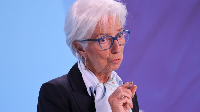 Гуверньорът на ЕЦБ Кристин Лагард. Снимка: Bloomberg L.P.
