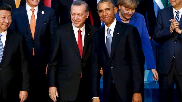 <p>
	Лидерите на Г-20 се срещат в Анталия. <em>Снимка: Ройтерс</em></p>
