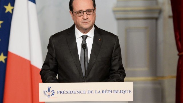 <p>
	Френският президент Франсоа Оланд. <em>Снимка: Ройтерс</em></p>
