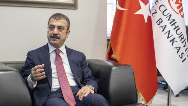 <p>
	<em>Управителят на турската централна банка банката Шахап Кавджъоглу. Снимка: Bloomberg</em></p>
