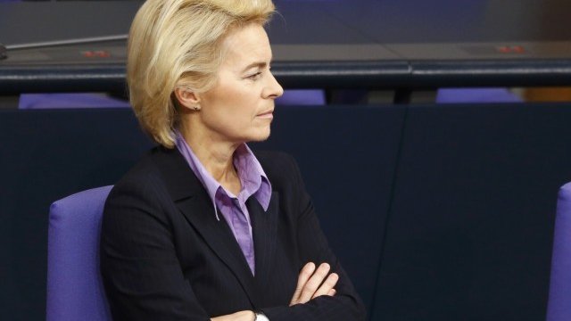 <p>
	Mинистърът на отбраната Урсула фон дер Лайен. <em>Снимка: Ройтерс</em></p>
