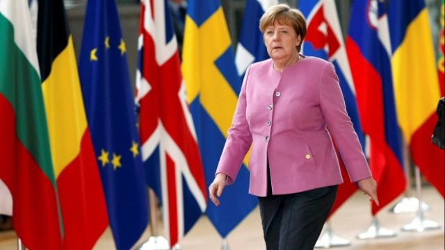 <p>
	Германският канцлер Ангела Меркел. <em>Снимка: Ройтерс</em></p>
