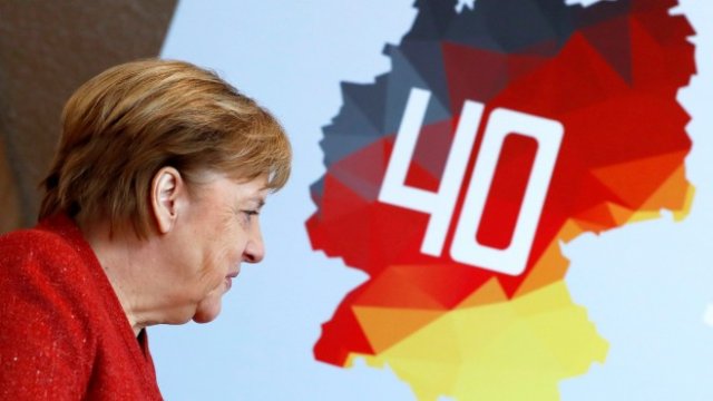 <p>
	Германският канцлер Ангела Меркел. <em>Снимка: Ройтерс</em></p>
