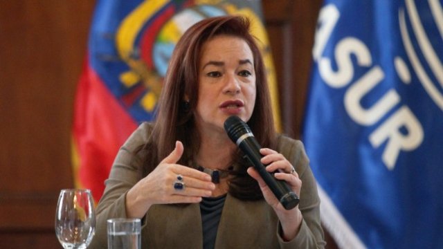 <p>
	Външният министър на Еквадор&nbsp;Мария Фернанда Еспиноса. <em>Снимка: Ройтерс</em></p>
